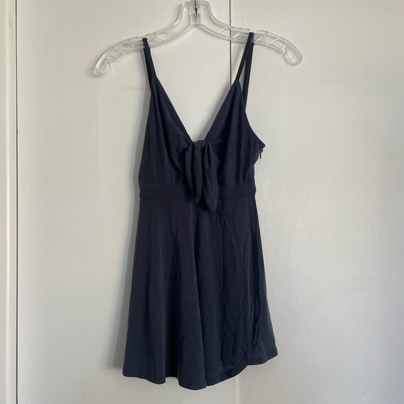 Navy Urban Outfitters Skort Romper - Picture 1 of 8